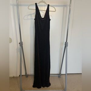 Carmen Marc Valvo Beaded Gown